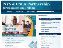 Tablet Screenshot of nyscseapartnership.org